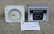 1970 BRAUN MEGAMATIC QUARTZ 4834 AB11 ALARM CLOCK DIETER RAMS GERMANY NEW IN BOX