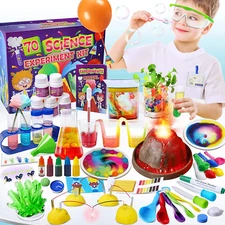 UNGLINGA 70 Lab Experiments Science Kits for Kids Age 4-6-8-12 Educational Toys