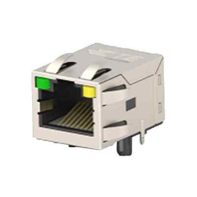 RJ45 KLINKE MAG. POE 10/100 LED 1X