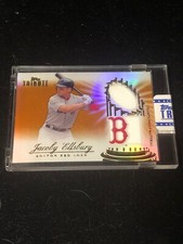 2012 Topps Tribute Jacoby Ellsbury Championship Material Relic Card # 23/25