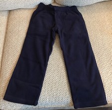 Gymboree Pull On Sweatpants Fleece Boys Size 4 NWT Navy Blue Kids Bottom