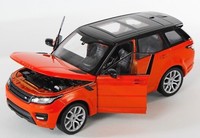 Blitz Versand Land Rover Range Rover Sport Orange Welly Modell 1:24 Neu & Ovp