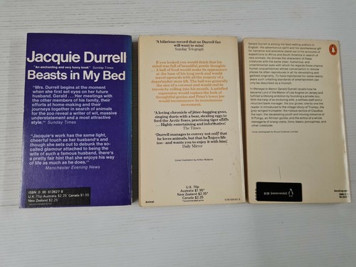 Gerald Durrell, Lot Of 9 x Books, Humorous Animal Adventures (PB) MB9 - Picture 8 of 8