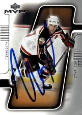 Wes Walz - Signed 2001-02 Upper Deck MVP Card #93