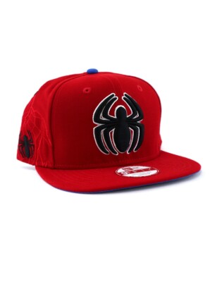 New Era Spider-Man 9fifty Original Fit Snapback Hat Adjustable Marvel Red NWT