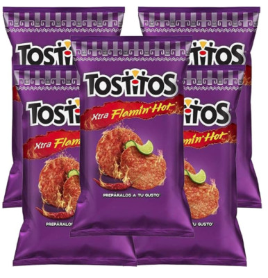 5 Tostitos Xtra Flamin Hot 240 g