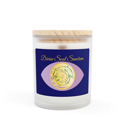 Pillar 1 Frosted Glass Candle, 11oz (Align With Core Values)