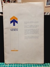 Project Gemini Book - Learning to Live in Space Special Report Kimberly-Clark OS