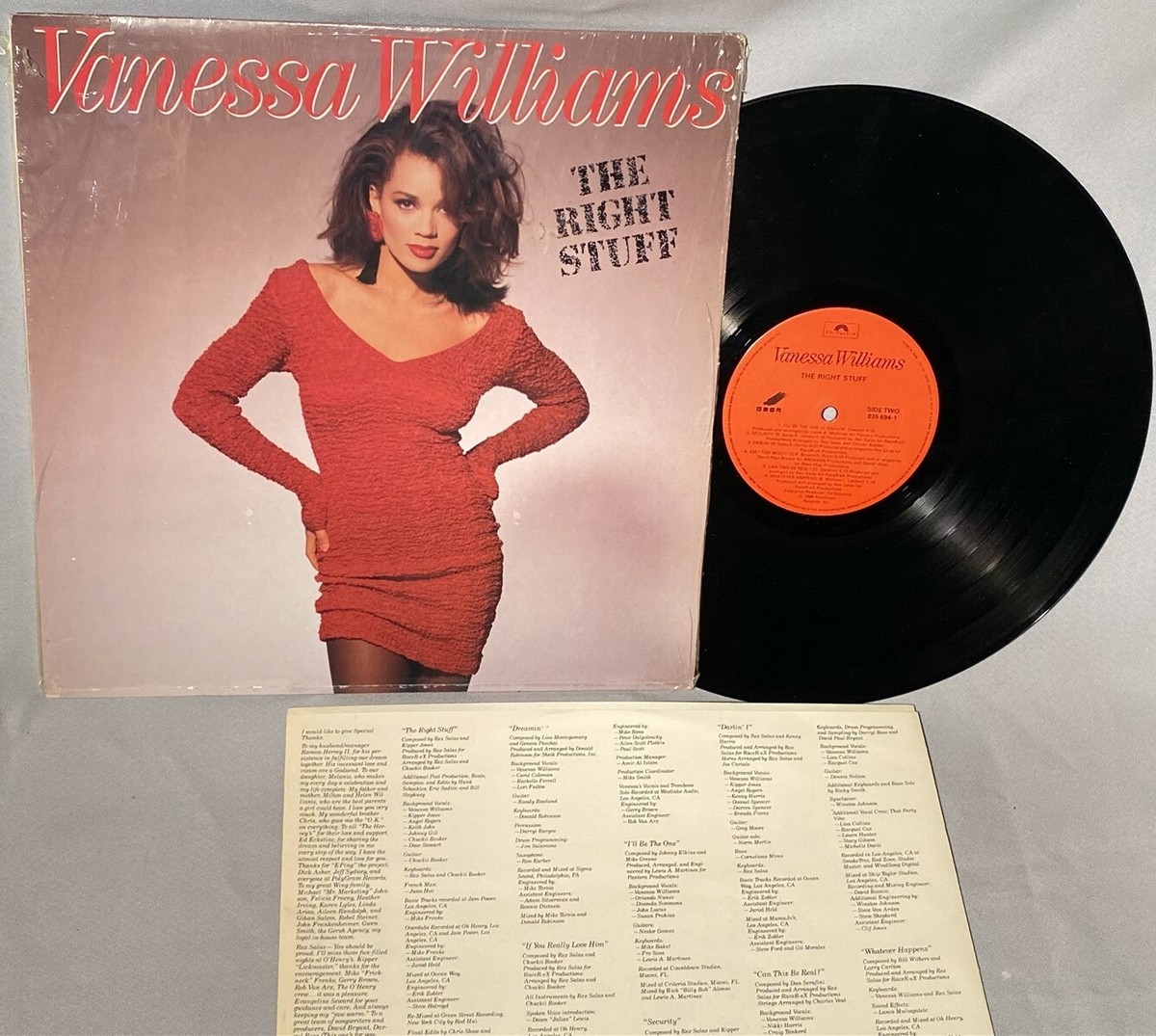 LP VANESSA WILLIAMS The Right Stuff (Vinyl, CANADA, 1988) NM/NM | eBay