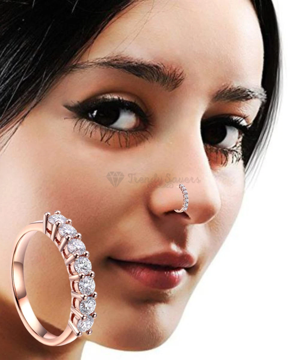 Surgical steel nose rings best sale uk