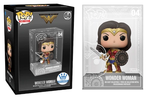 Funko Pop! Die-Cast | Wonder Woman #4 | Funko Shop Exclusive | Common | Opened