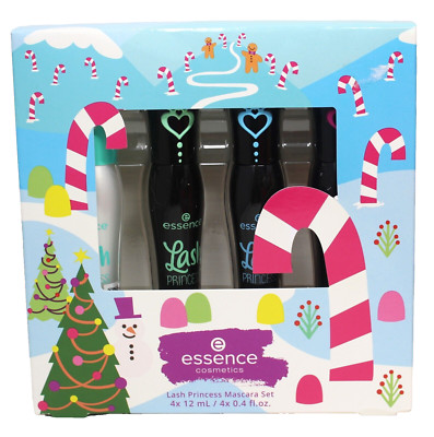 Essence Lash Princess Mascara Holiday Set of 4 False Curl & Volume Christmas New