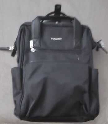 Baggallini Soho Black Backpack Laptop Carry On Travel Bag RFID