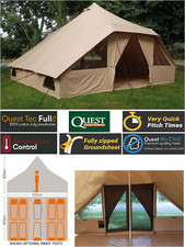 INDOOR SHOW MODEL Quest Elite Signature Touareg 100% Cotton Canvas Tent A5003