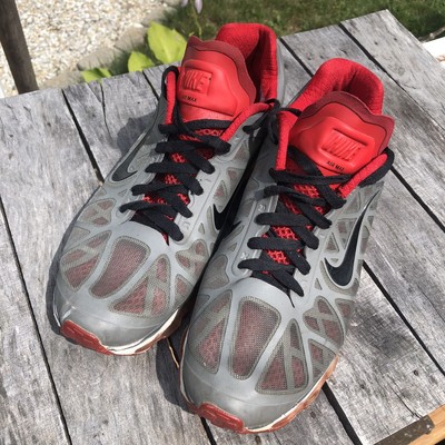 Nike Air Max 2011 Wolf Grey/Red Running Shoes 429889 006 Menâs Size 11 | eBay