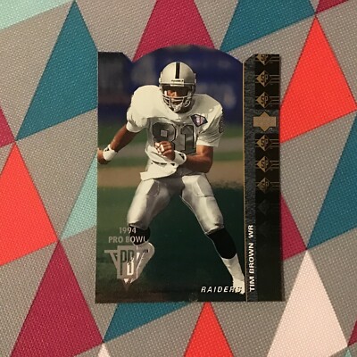 #92 Tim Brown 1994 Upper Deck UD SP die cut parallel PRO BOWL Raiders HOF