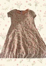 One -  Size Women Pink Floral Dress 