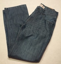 Levis Boys 514 Straight Jeans Adjustable Waist Blurred Denim Size 12