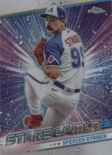 SPENCER STRIDER 2025 Topps Series 2 baseball card #579 Atlanta