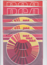 5 pcs - RCA Records Original Co 7" 45RPM Paper Sleeves - Lot - Used  