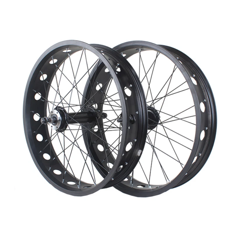 20/24/26 Inch * 4.0 Tire Snow Fat Bike Fron/Rear Wheels Beach Bicycle Wheels 36H - Image 4 of 4