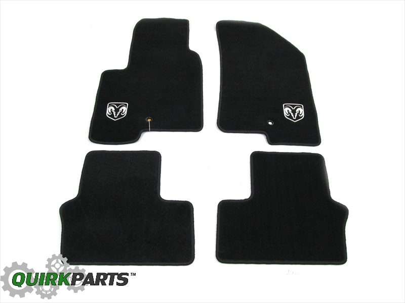 Juego de alfombrillas de piso de alfombra premium para Dodge Caliber 2008-2012 (N/P MOPAR)