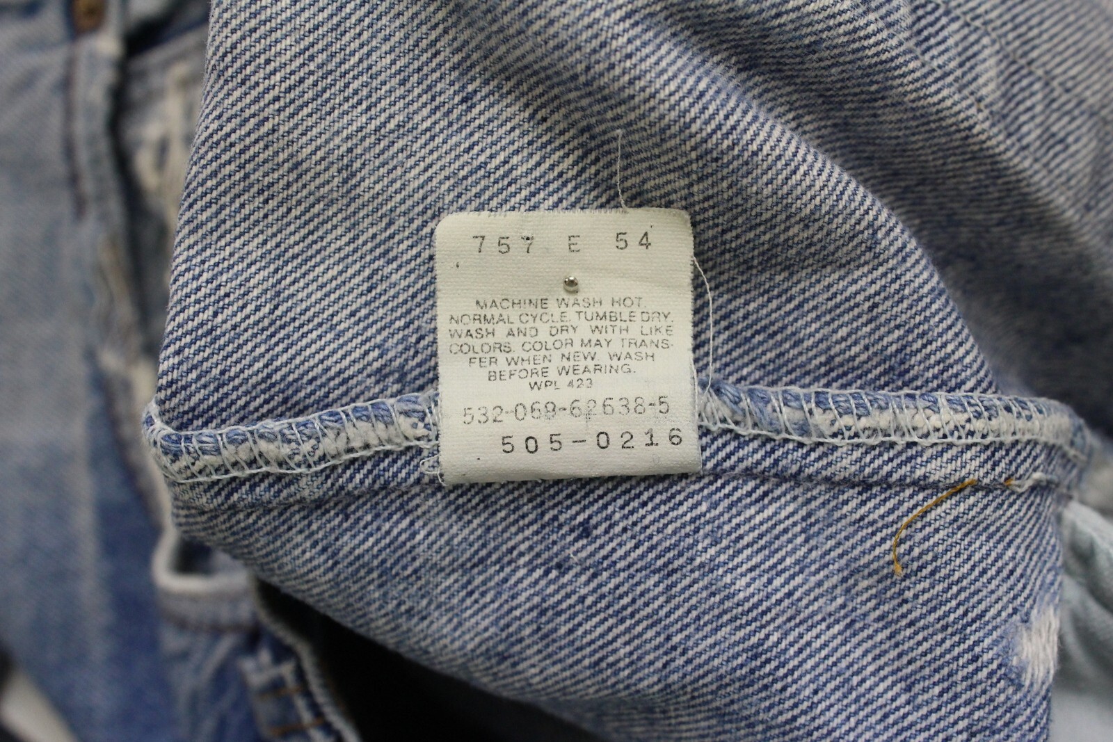 LEVI'S 505 Jeans Men's W35/L30 Regular Fit Distressed Ripped Faded thumbnail 9