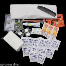Deluxe 29 Piece Mini Hygiene Kit - Emergency Travel Survival Camping Car School