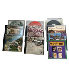 10 - Vintage PC CD-ROM - Computer Software Games and Productivity CDs