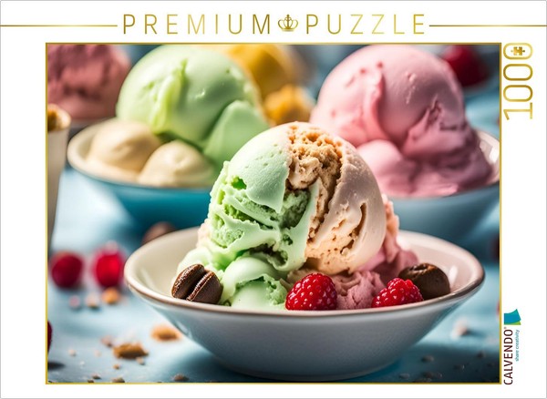 Calvendo Puzzle Ice Cream - Sinfully Delicious | 1000 Pieces, Finished Size 25.2-image