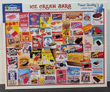 1000 Piece White Mountain Puzzle Ice Cream Bars - Complete