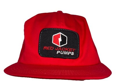 Vintage Red Jacket Pumps Red Mesh Snapback Trucker Hat Cap K Products 