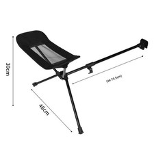 Folding Retractable Footrest for Beach Chairs Optimal Comfort on the Sand