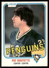 1981-82 O-Pee-Chee Pat Boutette #255 Pittsburgh Penguins