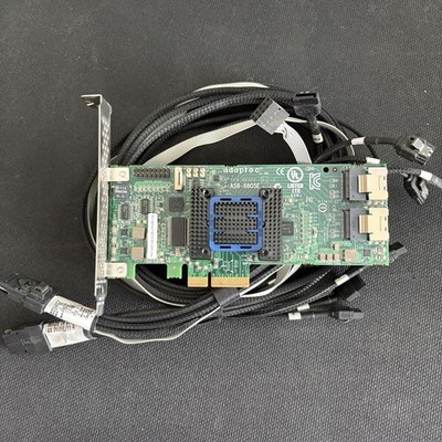 Adaptec ASR-6805E 8-Port 6Gb/s SAS SATA RAID Card PCIe w/ 2 Mini-SAS Cables