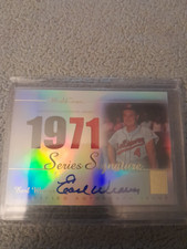 2003 Topps Tribute World Series edition signature relics silver Earl Weaver Auto