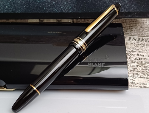Montblanc Füller Meisterstück 146 Le Grand mit 14K OB Feder in Ovp | Vintage - Picture 3 of 16