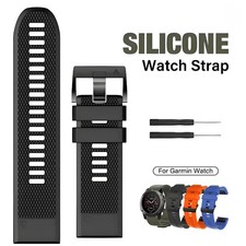 20mm Quickfit Release Silicone Band For Garmin Fenix 8 43MM 7SSolar 6S 5S 7SPro