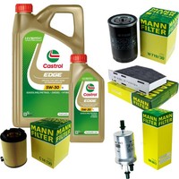 Mann Inspektionspaket 6L Castrol Titanium 5W-30 FüR VW Golf V 1.6 Audi A3 Skoda