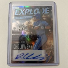 2026 LEAF METAL ROCH CHOLOWSKY EXPLODE ONTO THE SCENE AUTO #’d 7/8 UCLA BRUINS