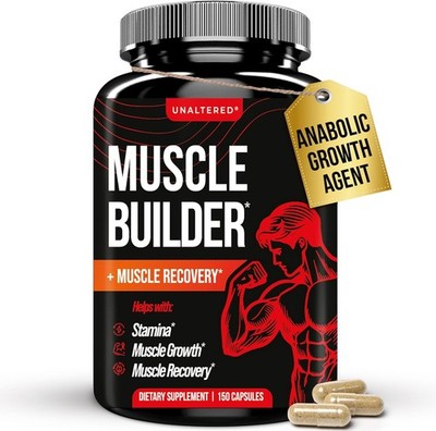 UNALTERED Anabolic Muscle Builder for Men - Growth, Size, Strength - Natural Mus