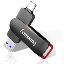 fanxiang 512GB Flash Drive Up to 560MB/s External SSD Type C & USB-A 3.2 Gen 2