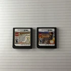 Tested Working. Used. Lego Indiana Jones 1 & 2 Nintendo DS Cartridges Only
