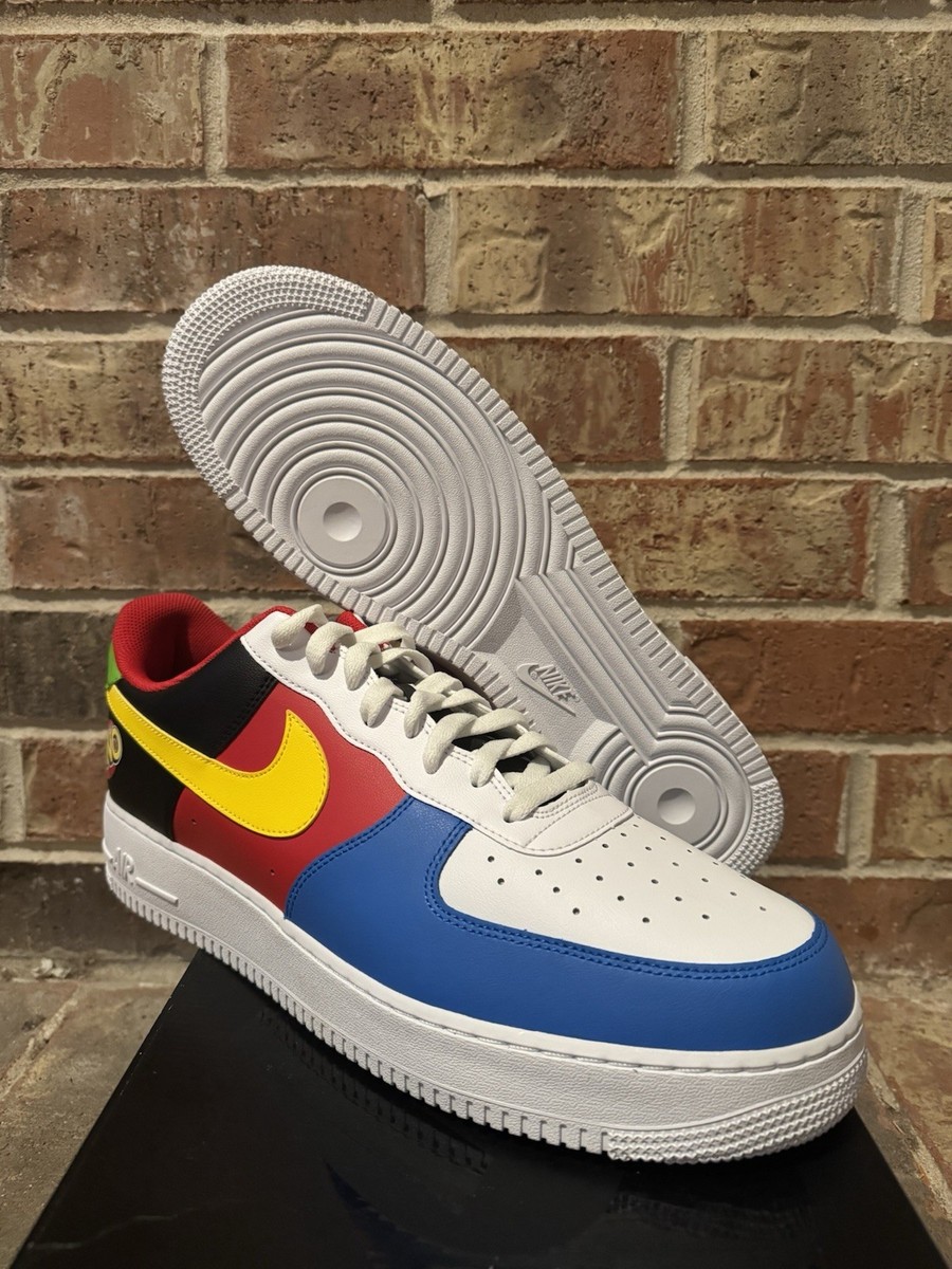 New 16 Nike Air Force 1 '07 QS Uno Multicolor 50th Anniversary