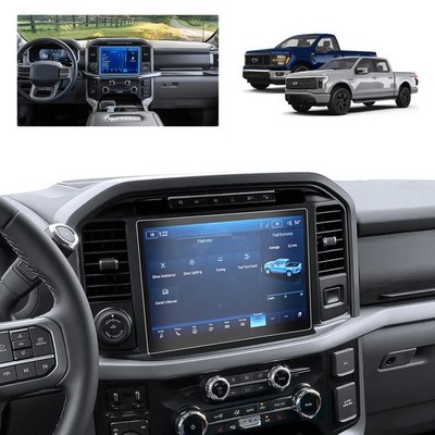 F150 12-In Matte Tempered Glass Screen Protector For 2021-2026 Ford