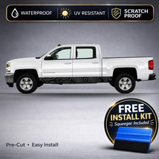 Compatible With Chevy Silverado Topographic Rocker Panel Decals - Topo Map Strip Compatible With Chevy Silverado Topographic Rocker Panel Decals - Topo Map Strip