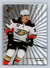 2024-25 SPx #121 Olen Zellweger (RC) Base Rookie Silver-Anaheim Ducks