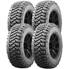 (QTY 4) LT295/70R17 Mickey Thompson Baja Legend MTZ 121Q LRE White Letter Tires