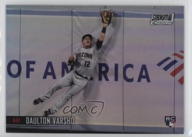 2021 Topps Stadium Club Chrome Refractor Daulton Varsho #168 12ok