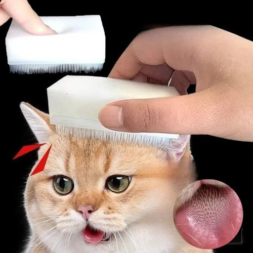 Pet Grooming Massage Brush Soft Double Sided Cleaning Comb For Cats Dogs UK